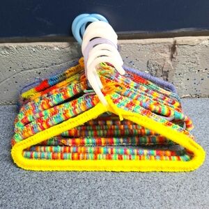 Handmade, Knitted Children's Hanger Bundle Of 12